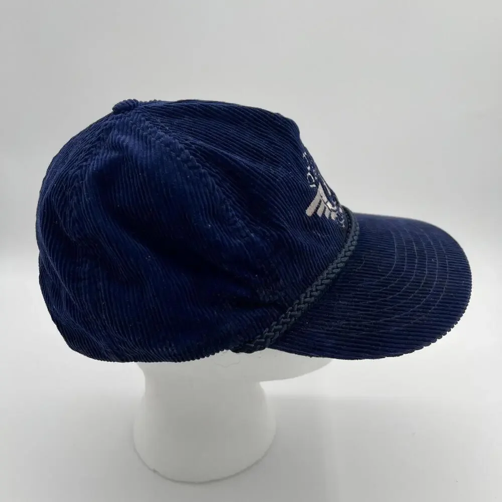 Vintage 1980s-90s Dockers Levi’s Corduroy Adjustable Strapback Hat Cap One‎ Size